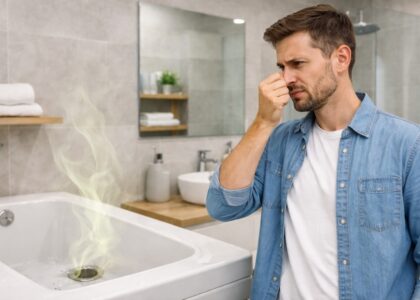 Odeur salle de bain