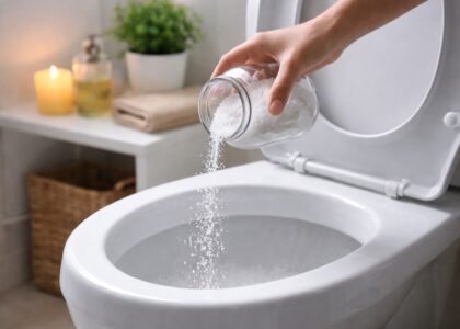 Sel dans les toilettes la nuit